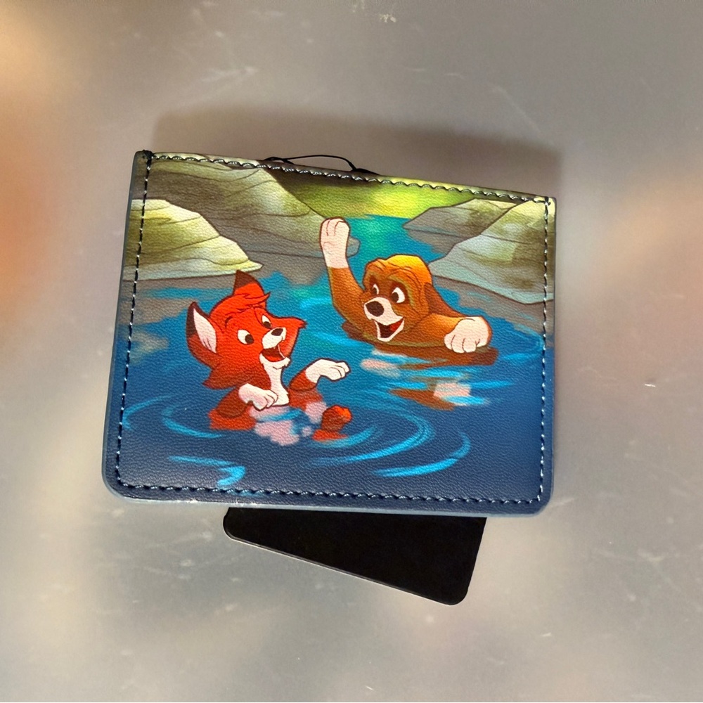 Loungefly Disney Fox and the Hound Card Holder NWT
